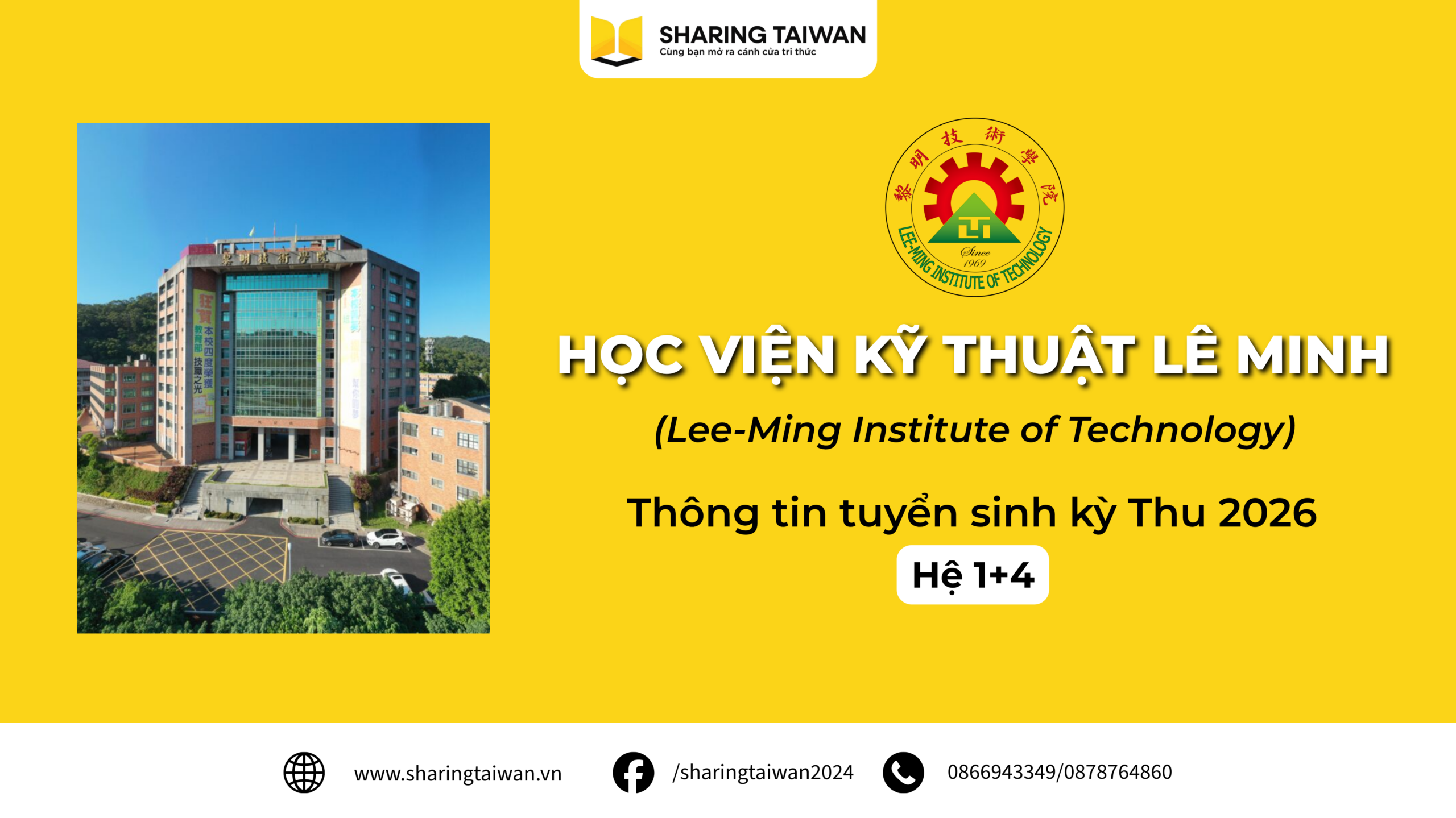 Học Viện Kỹ Thuật Lê Minh (LIT) Kỳ Thu 2026: Hệ 1+4