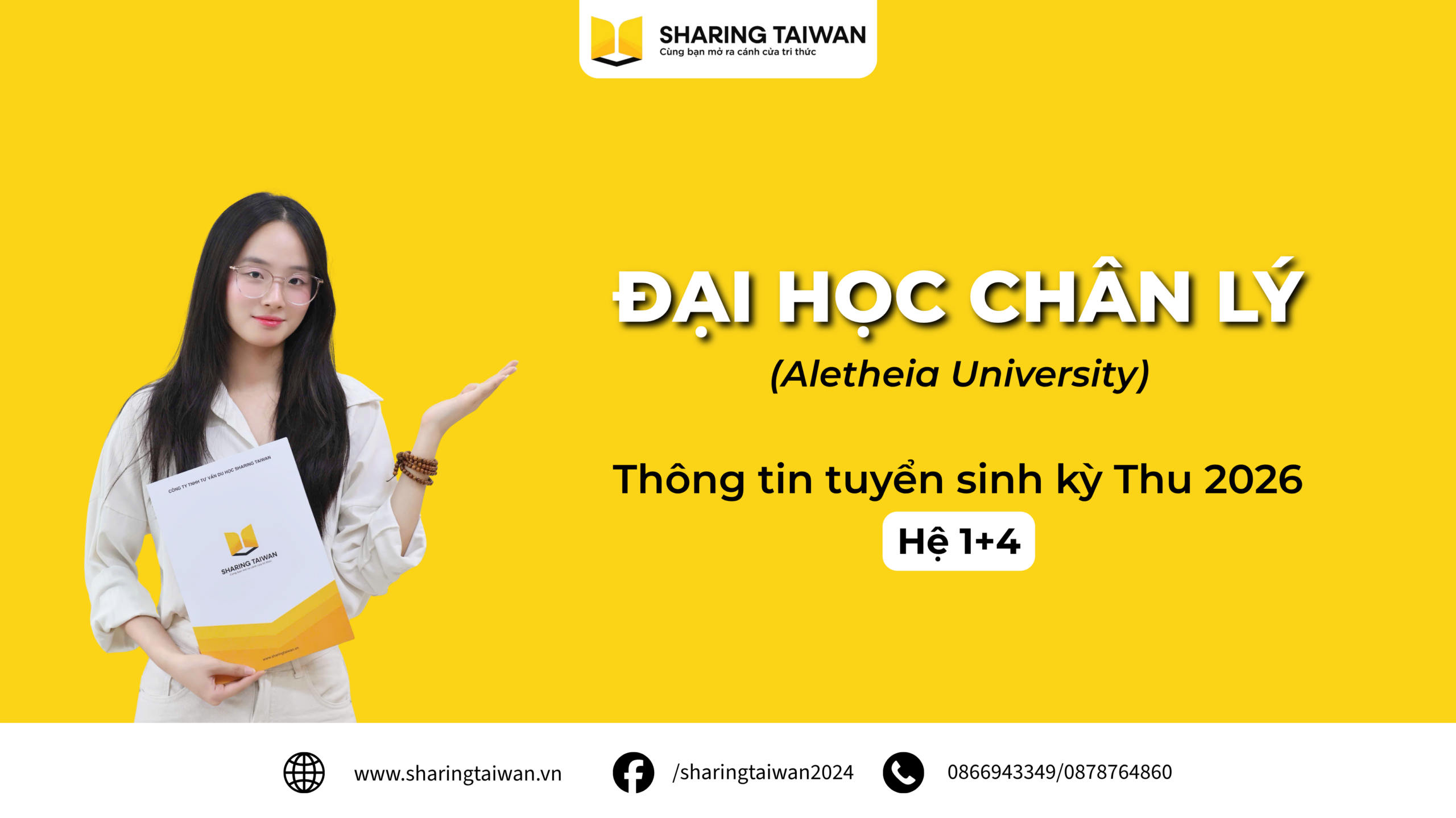 Tuyển Sinh Đại Học Chân Lý (Aletheia University) 09/2026: Hệ 1+4